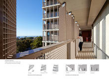 Single loaded corridors for passive cooling - Photo Credit: Tim Griffith