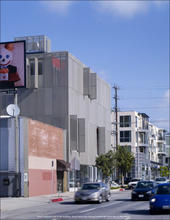 The photo shows the eastern street view of the building along Fairfax Avenue. - Photo Credit: John Linden