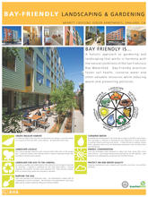 Bay Friendly educational signage located in the building lobby - Photo Credit: Architect