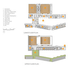 Two narrow wings seen in these computer drawings optimize daylight and ventilation. Subtle bends in the south bar allow the preschool, elementary, and middle schools to have their own identities. - Photo Credit: (c) BNIM