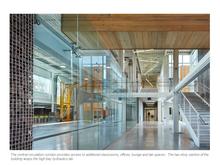 Central Circulaton provides views to Hydraulics Laboratory - Photo Credit: Kate Joyce Studios