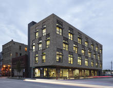 Exterior view at dusk - Photo Credit: Tricia Shay Photography