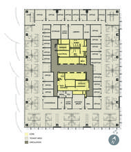 Typical tenant floorplan - Photo Credit: SERA
