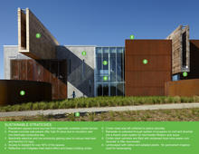 Exterior Sustainable Strategies - Photo Credit: Kate Joyce Studios with Legend by Ross Barney Architects