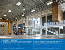 Interior Sustainable Strategies - Photo Credit: Kate Joyce Studios with Legend by Ross Barney Architects
