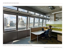 Open floor work space allows natural lighting throughout building - Photo Credit: Photographs ©2012 Bruce Damonte. All rights reserved.