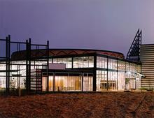 Natural daylight harvesting was one of the many sustainable design elements incorporated into the Prince Street Technologies facility in Cartersville, Georgia by architects Thompson, Ventulett, Stainback and Associates. - Photo Credit: TVS & Associates